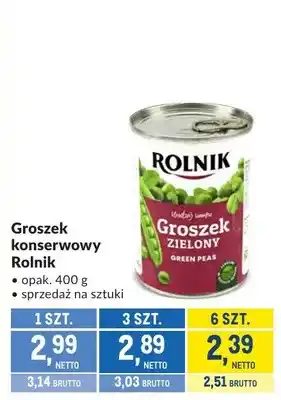 Makro Groszek konserwowy Rolnik oferta