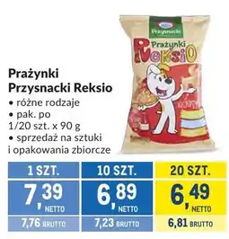 Makro Prażynki Przysnacki Reksio różne rodzaje oferta