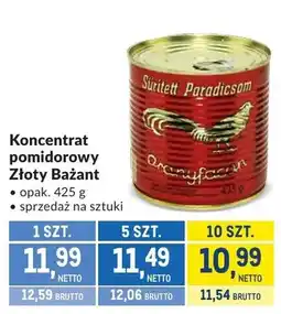 Makro Koncentrat pomidorowy Złoty Bażant oferta