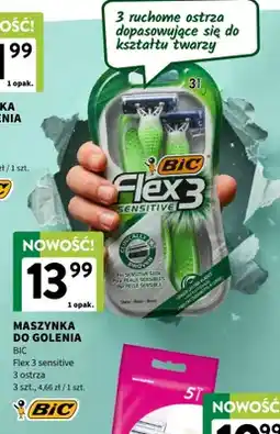 Intermarche Maszynka do golenia BIC Flex 3 Sensitive 3 ostrza oferta