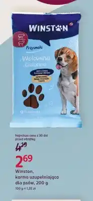 Rossmann Karma uzupełniająca dla psów Winston wołowina cielęcina oferta