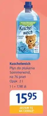 dm drogerie markt Płyn do płukania Kuschelweich Sommerwind na 76 prań oferta