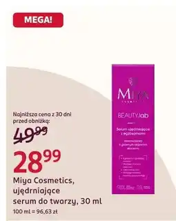 Rossmann Ujędrniające serum do twarzy z agapantusem Miya Cosmetics Beauty Lab oferta
