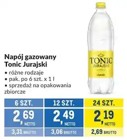 Makro Napój gazowany Tonic Jurajski różne rodzaje oferta