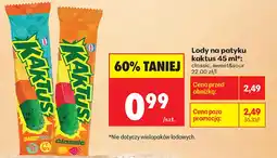 Biedronka Lody Kaktus oferta