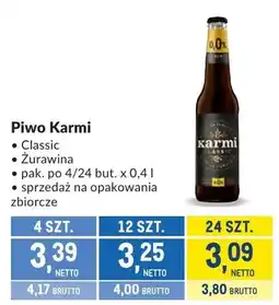 Makro Piwo Karmi Classic oferta