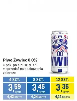 Makro Piwo Żywiec 0,0% oferta