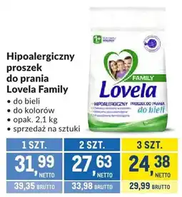 Makro Hipoalergiczny proszek do prania Lovela Family oferta