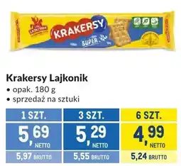Makro Krakersy Lajkonik oferta