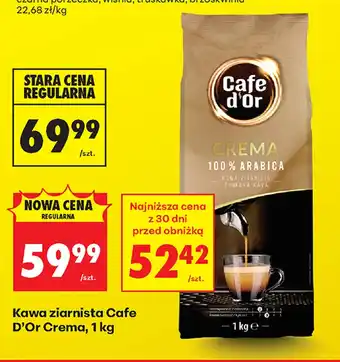 Biedronka Kawa ziarnista Cafe d'Or oferta