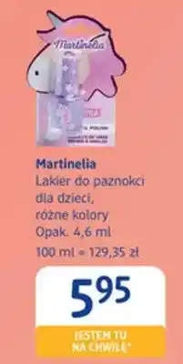 dm drogerie markt Lakier do paznokci dla dzieci Martinelia oferta