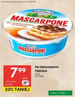 Delikatesy Centrum Ser Mascarpone śmietankowo-kremowy Piątnica oferta