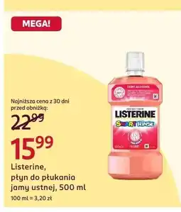 Rossmann Listerine Smart Rinse płyn do płukania jamy ustnej oferta