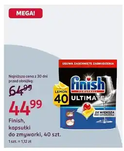 Rossmann Finish Ultimate Lemon kapsułki do zmywarki oferta