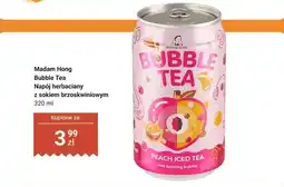 Dino Napój herbaciany Bubble Tea z sokiem brzoskwiniowym Madam Hong oferta