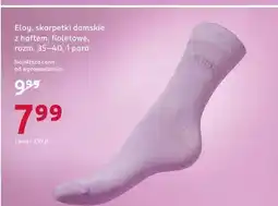 Rossmann Skarpetki damskie z haftem fioletowe Eloy rozmiar 35-40 oferta