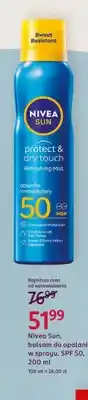 Rossmann Balsam do opalania w sprayu Nivea Sun Protect & Dry Touch Refreshing Mist SPF 50 oferta