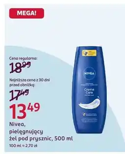 Rossmann Nivea Creme Care pielęgnujący żel pod prysznic oferta