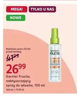 Rossmann Garnier Fructis Diamond Sleek nabłyszczający spray do włosów oferta