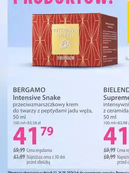 Hebe Krem przeciwzmarszczkowy Bergamo oferta