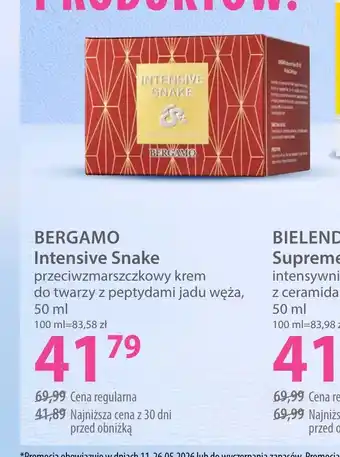 Hebe Krem przeciwzmarszczkowy Bergamo oferta