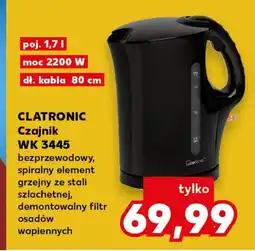Kaufland Czajnik elektryczny Clatronic oferta