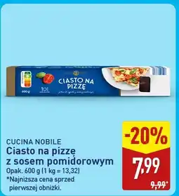ALDI Ciasto na pizzę z sosem pomidorowym CUCINA NOBILE oferta