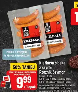 Polomarket Kiełbasa śląska z szynki Rzeźnik Szymon oferta