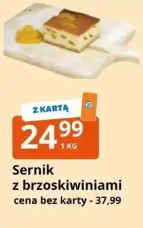 E.Leclerc Sernik z brzoskwiniami oferta