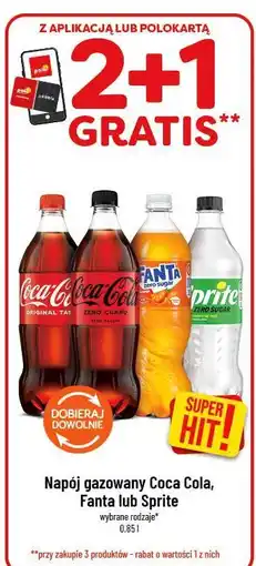 Polomarket Napój gazowany Coca Cola, Fanta lub Sprite oferta