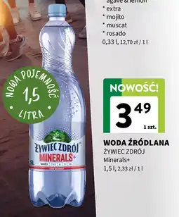 Intermarche WODA ŹRÓDLANA ŻYWIEC ZDRÓJ Minerals+ oferta