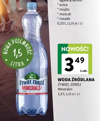 WODA ŹRÓDLANA ŻYWIEC ZDRÓJ Minerals+