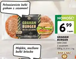 Intermarche GRAHAM BURGER DAN CAKE Z sezamem oferta