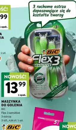 Intermarche Maszynka do golenia BIC Flex 3 sensitive 3 ostrza 3 szt oferta