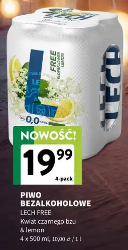 Intermarche PIWO BEZALKOHOLOWE LECH FREE Kwiat czarnego bzu & lemon oferta