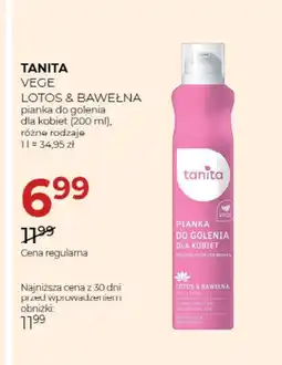 Jawa Drogerie Pianka do golenia Tanita oferta