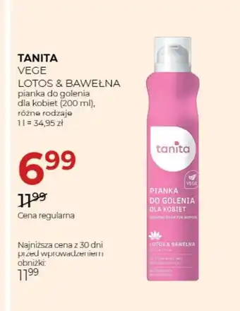 Pianka do golenia Tanita