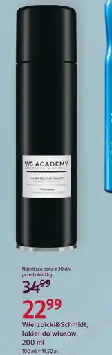 Rossmann Lakier do włosów Wierzbicki & Schmidt oferta