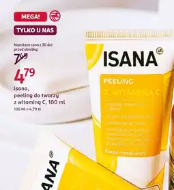 Rossmann Peeling do twarzy Isana oferta