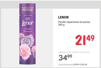 Rossmann Perełki zapachowe do prania LENOR oferta