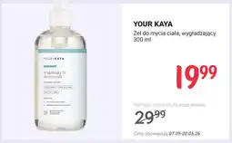 Rossmann Żel do mycia ciała wygładzający YOUR KAYA oferta