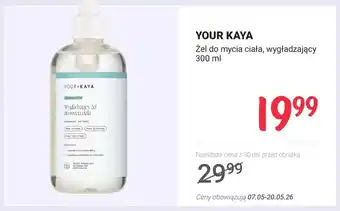 Rossmann Żel do mycia ciała wygładzający YOUR KAYA oferta