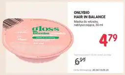 Rossmann Maska do włosów nabłyszczająca ONLYBIO Hair in Balance oferta