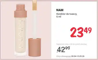 Rossmann Korektor do twarzy NAM oferta