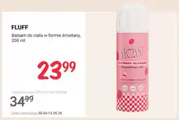 Rossmann Balsam do ciała w formie śmietany FLUFF Raspberry Milkshake oferta