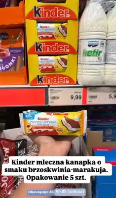 ALDI Mleczna kanapka o smaku brzoskwinia-mango 5-pak oferta