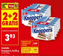Biedronka Wafelki knoppers oferta