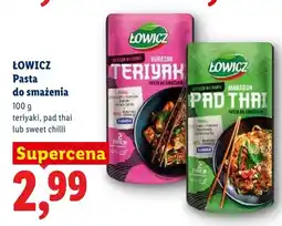 Lidl Pasta do smażenia teriyaki Łowicz oferta