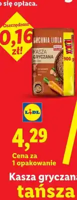 Lidl Kasza gryczana prażona oferta