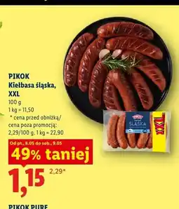 Lidl Kiełbasa śląska XXL oferta